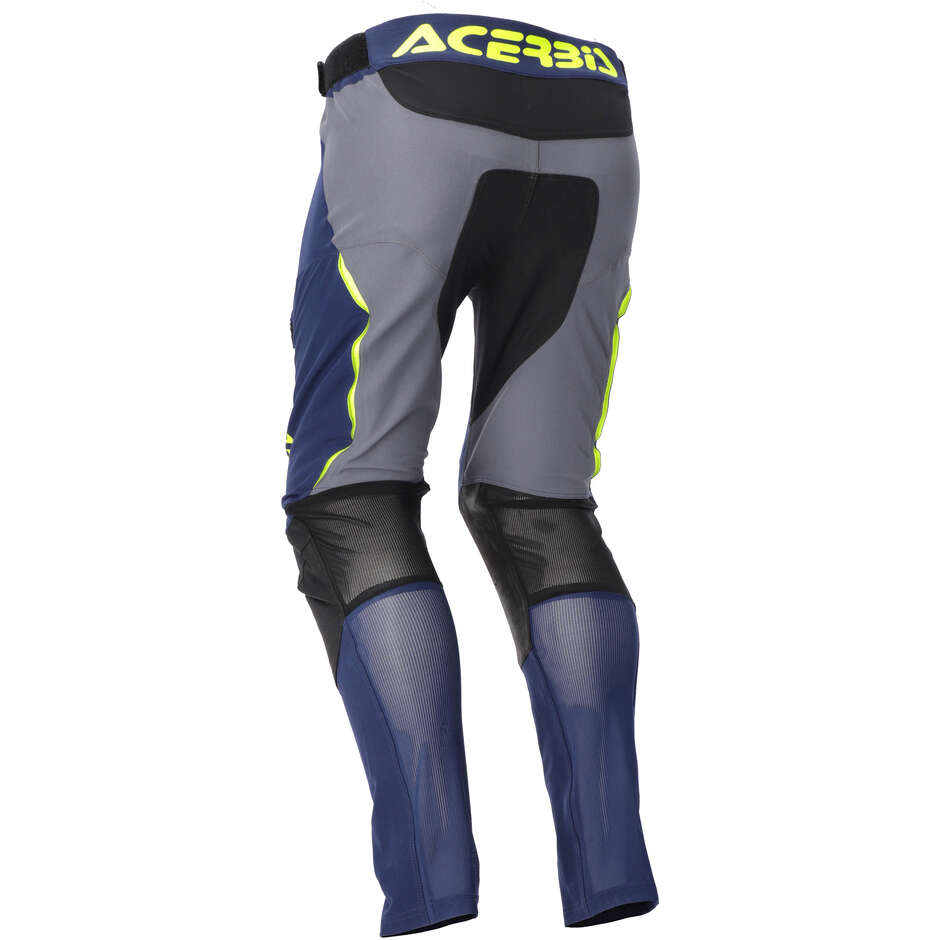 Pabtaloni Moto Cross Enduro Acerbis RALLY RACE IN Blu Giallo