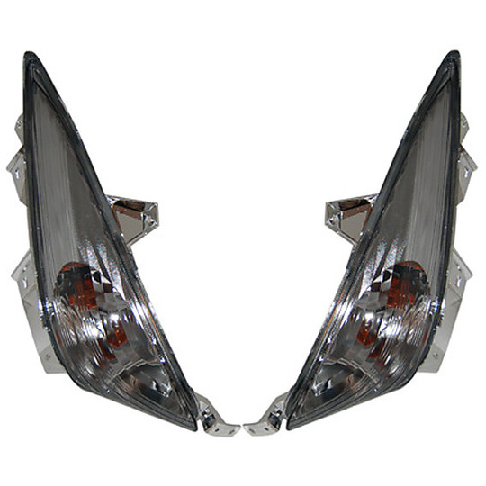 Pair of Complete Yamaha TMAX 500 front indicators from 2008 to 2011