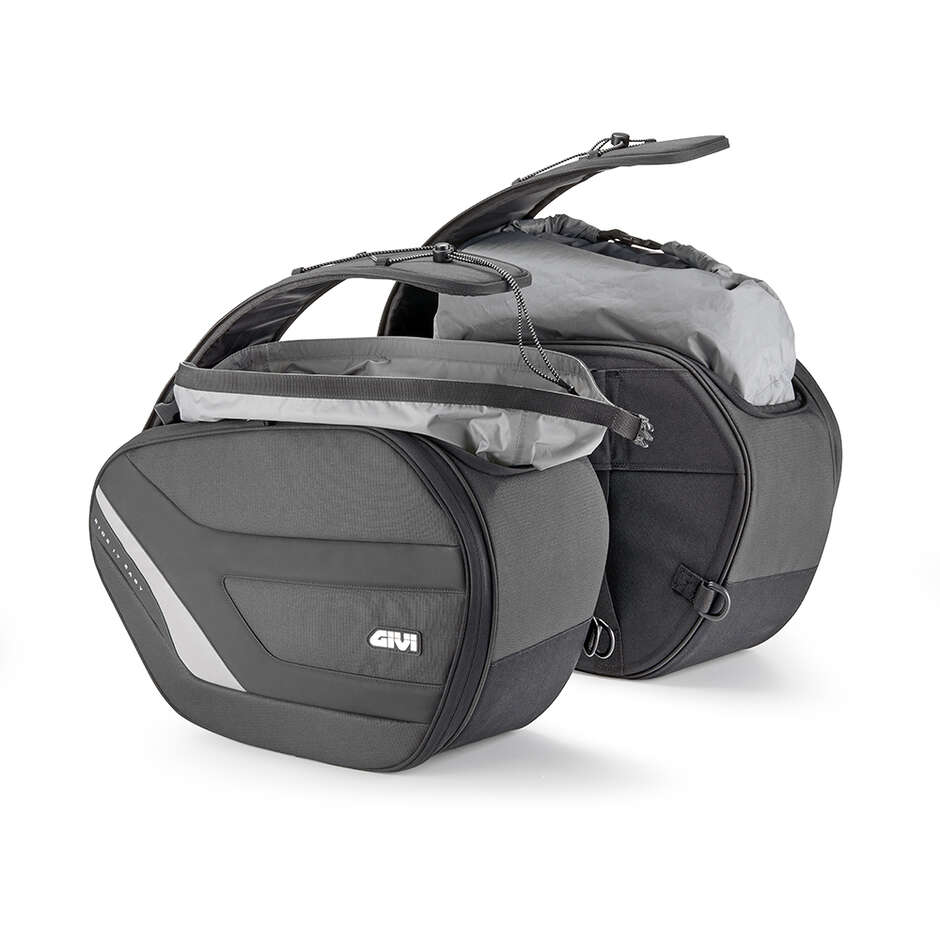 Pair of Givi EASI10 EASY-T Expandable Side Bags 27 > 35Lt.