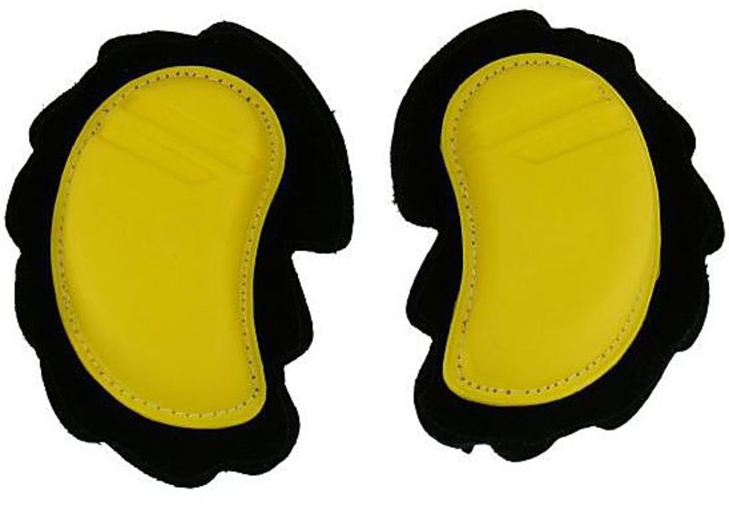 Pair of Knee Sliders Universal Crescent Yellow In Material ...