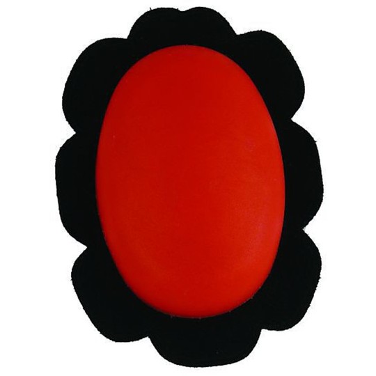 Pair of Knee Sliders Universal-Round Red In Thermoplastic