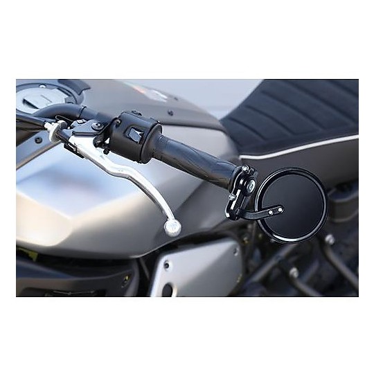 Pair of Motorcycle Handlebar Mirrors Lampa 90491 Dernier Black For Sale  Online 