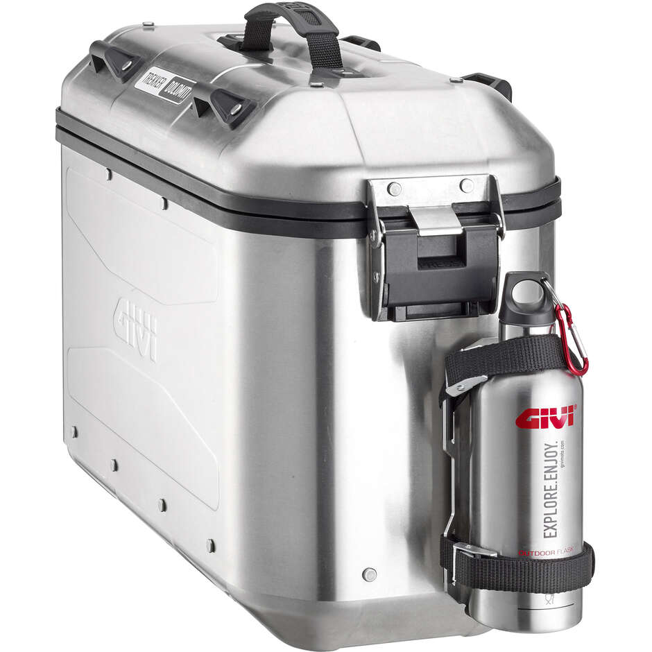 Pair of Side Cases Givi DLMK36APACK2 TREKKER DOLOMITI Aluminum - Monokey