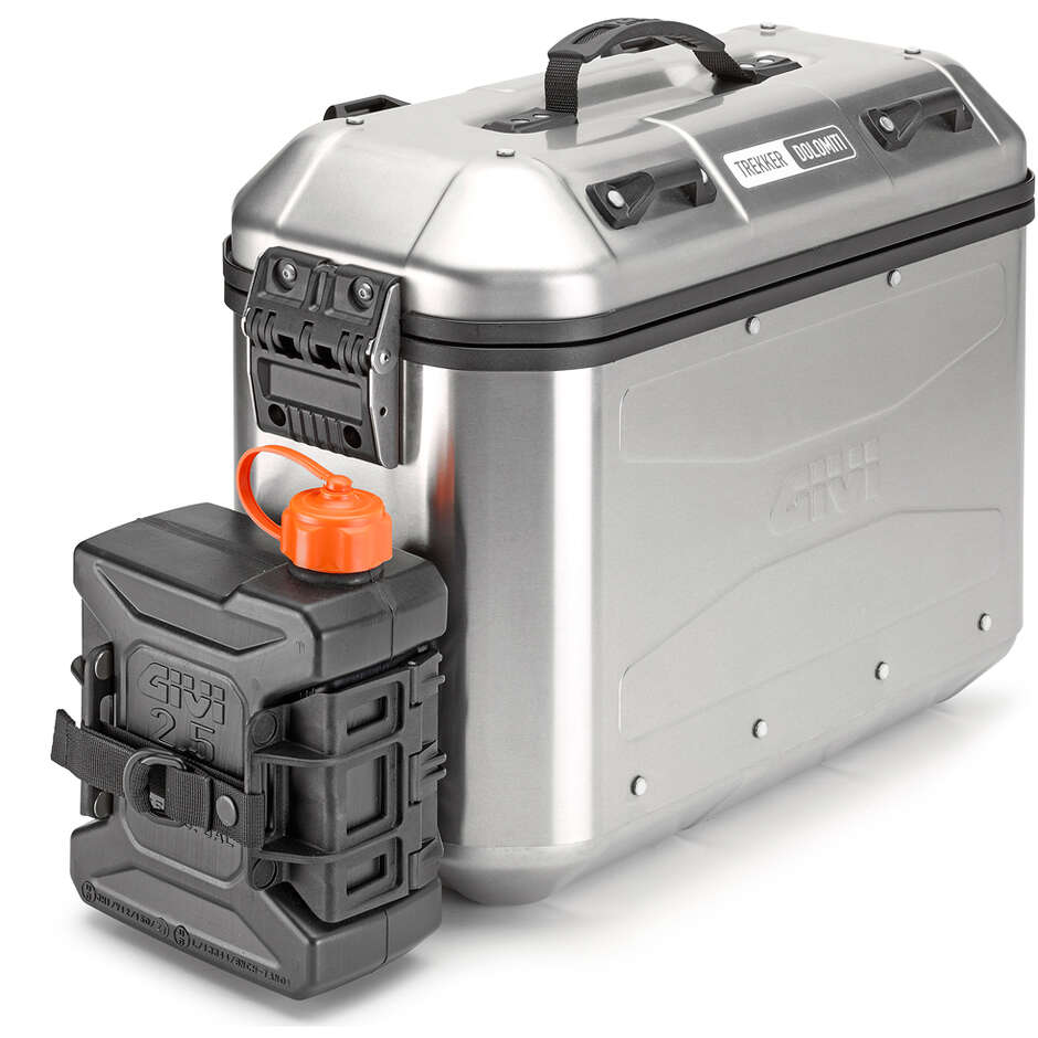 Pair of Side Cases Givi DLMK36APACK2 TREKKER DOLOMITI Aluminum - Monokey