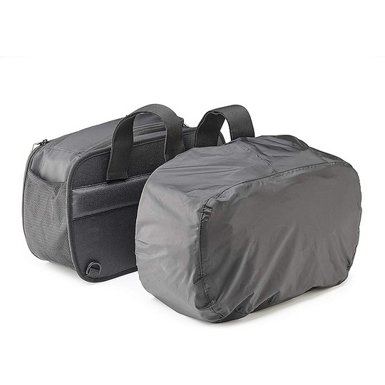 Pair of Soft Side Bags Moto Kappa AH202BK Expand them 16-25 Liters