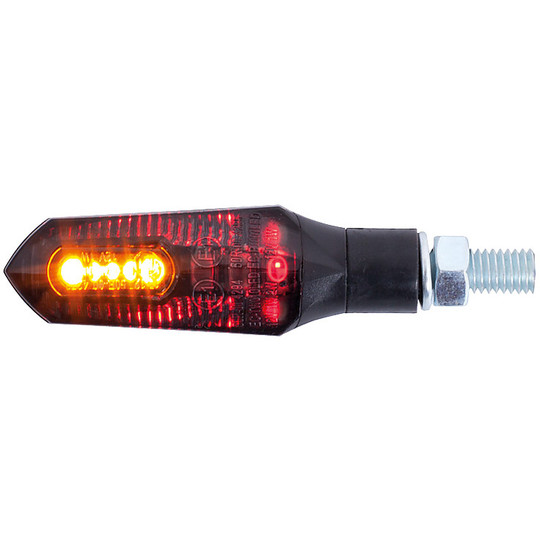 Paire de clignotants arrière LED avec feu stop Moto Ixs X-LEDIND-48