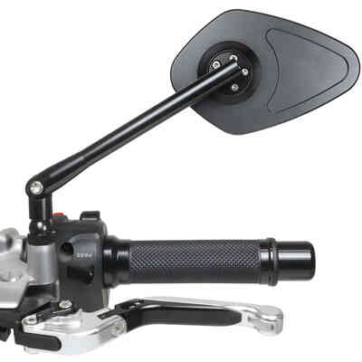 Adaptateur Rallonge Rétroviseur Moto - Kit M8/M10 Avec Vis - Extension 40mm - Alliage Aluminium Noir