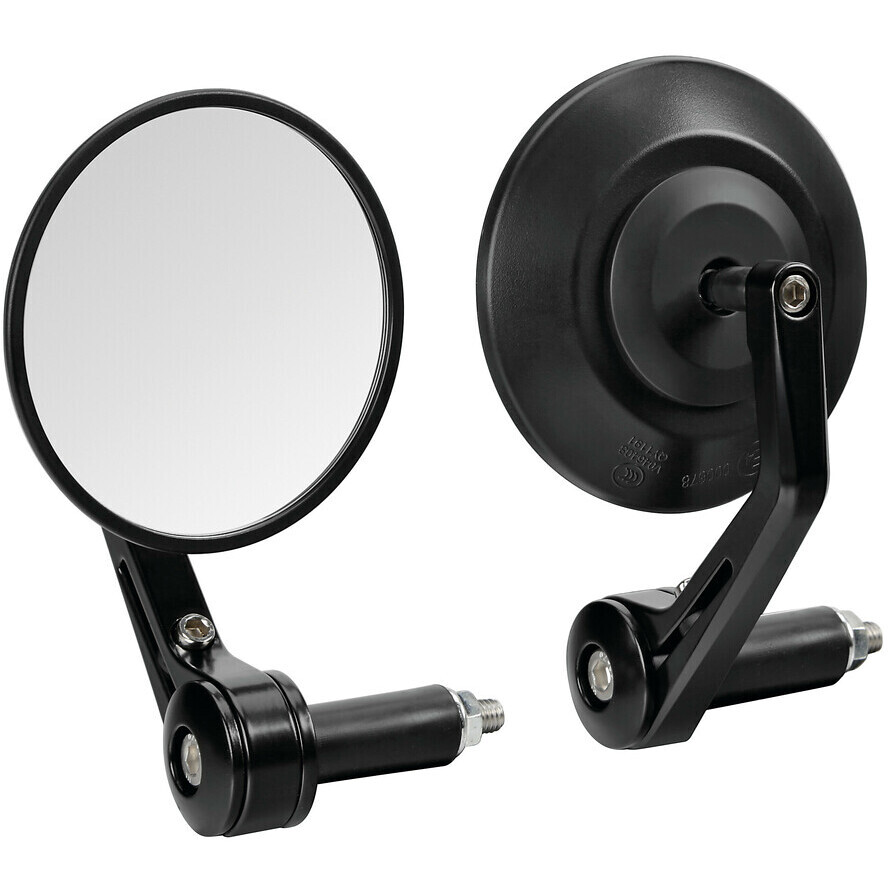 Paire de rétroviseurs de moto Lampa Oculus noirs