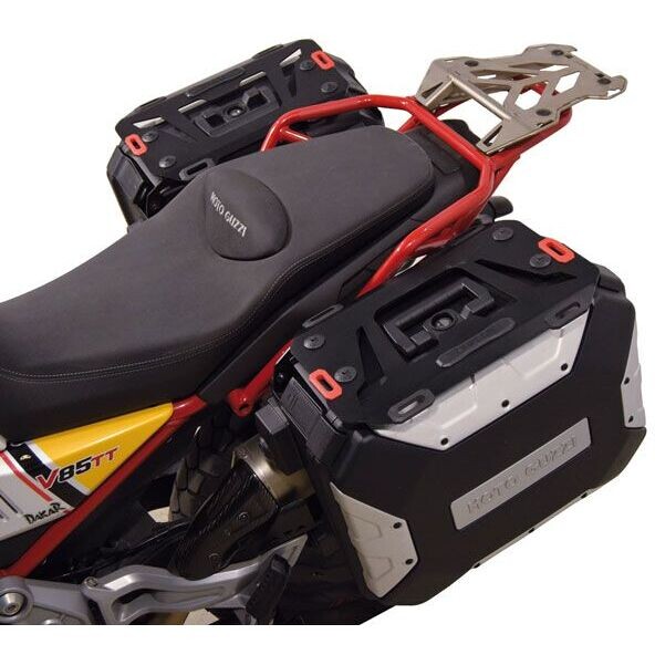 Supports Latéraux De Moto, Support De Barre De Sacoche En Alliage D'aluminium, Supports De Support à Haute Capacité De Charge, Pour La Plupart Des Boîtes Latérales Rigides, Noir