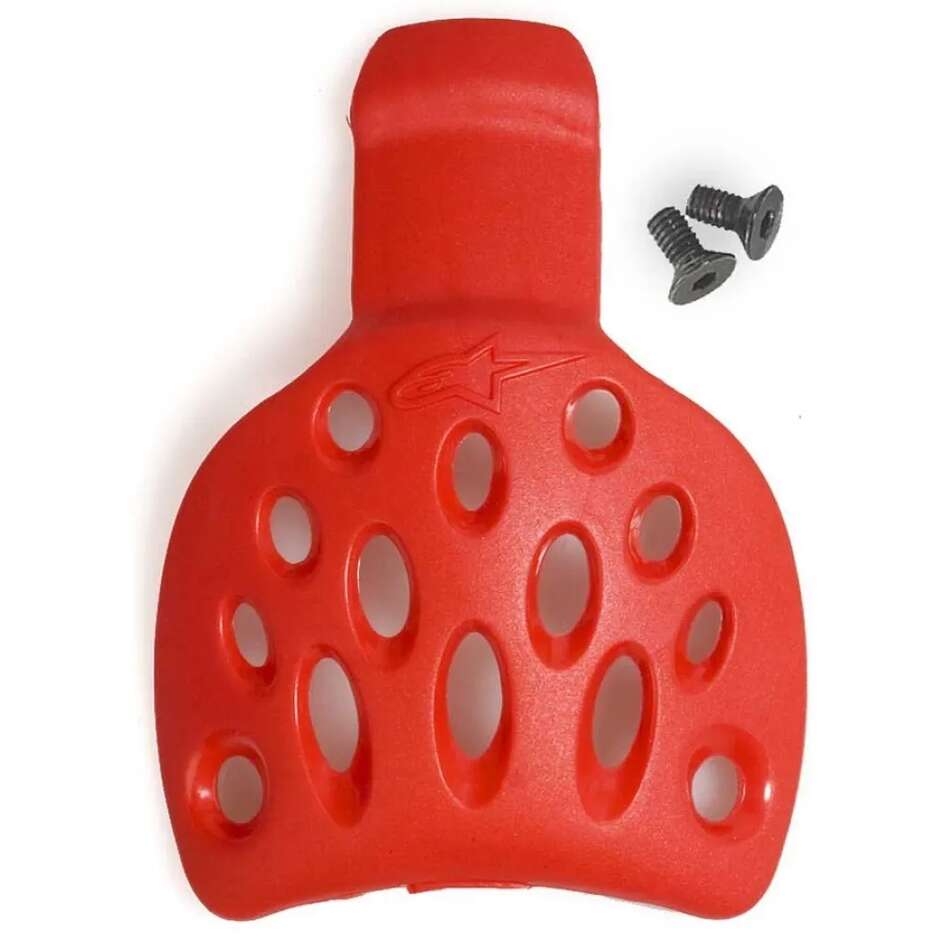 Paire de talonnettes de rechange rouges pour bottes de moto Alpinestars SUPERTECH R