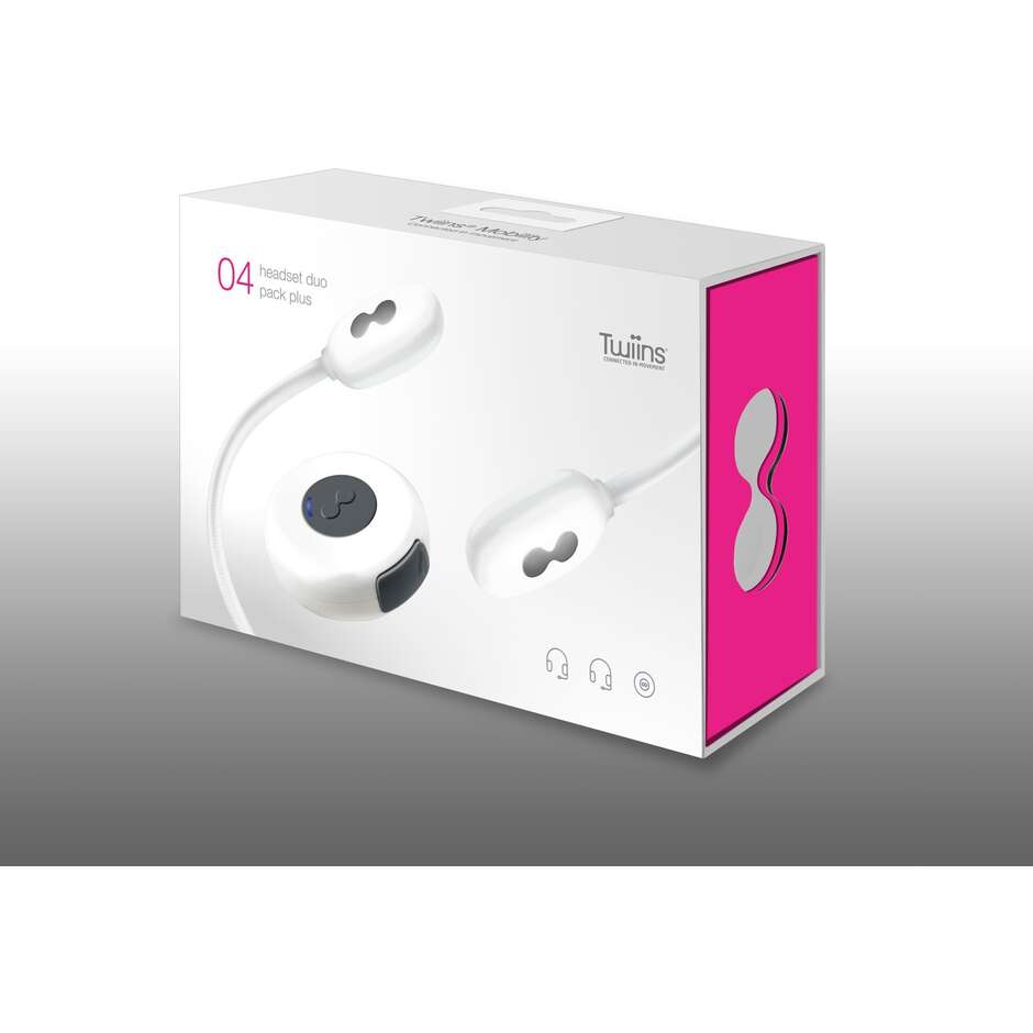 Paire d'interphones moto TWINS Mobility 04 Headset Duo Plus