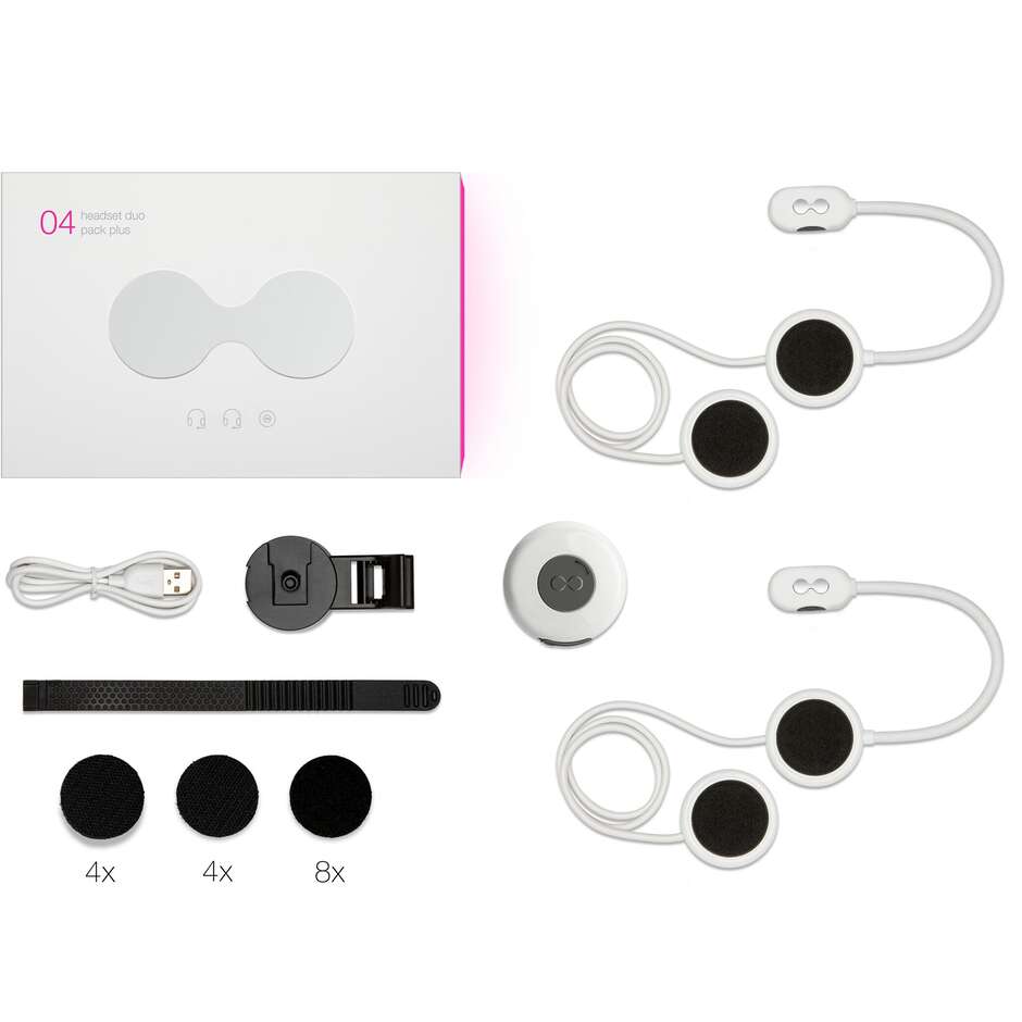 Paire d'interphones moto TWINS Mobility 04 Headset Duo Plus