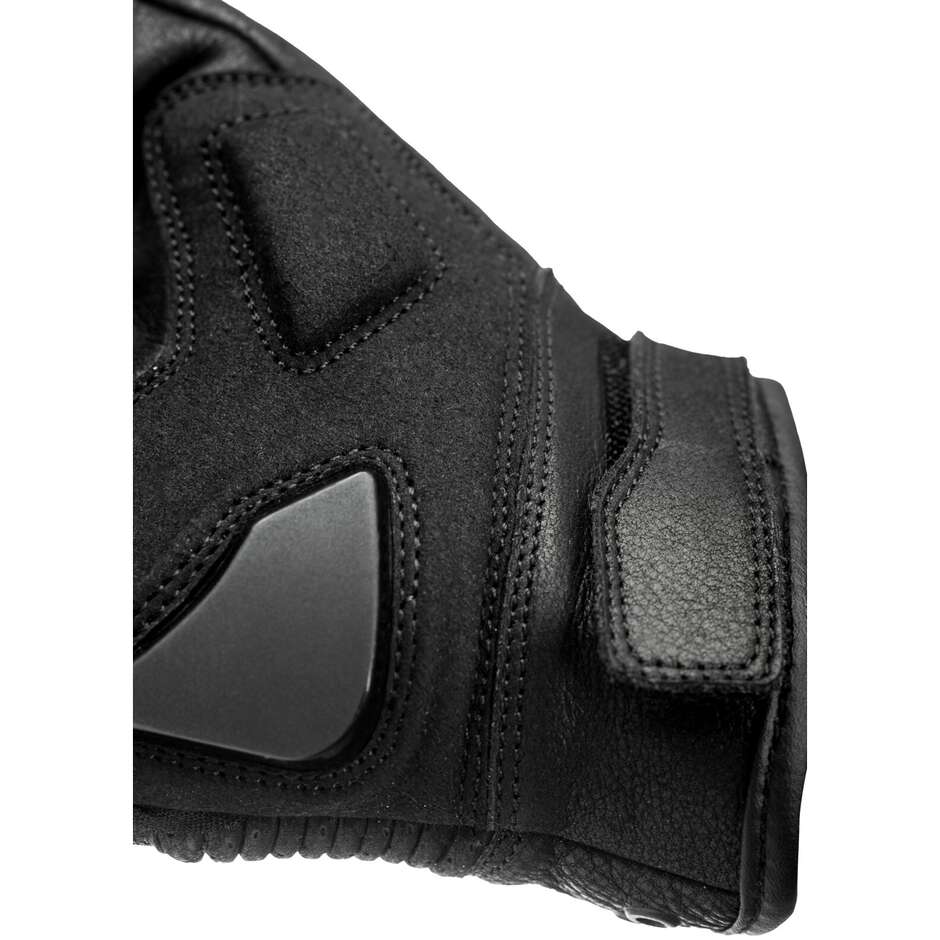 Pando Moto Leather Motorcycle Gloves - ONYX Black 01