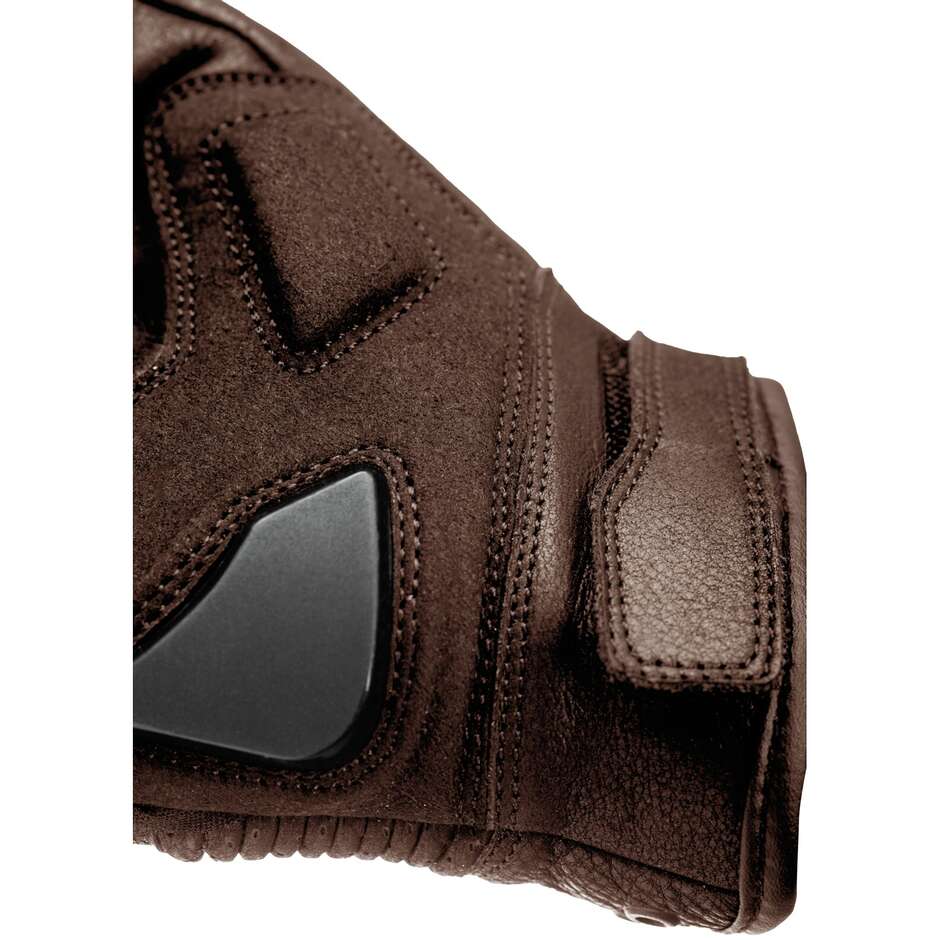 Pando Moto Leather Motorcycle Gloves - ONYX Brown