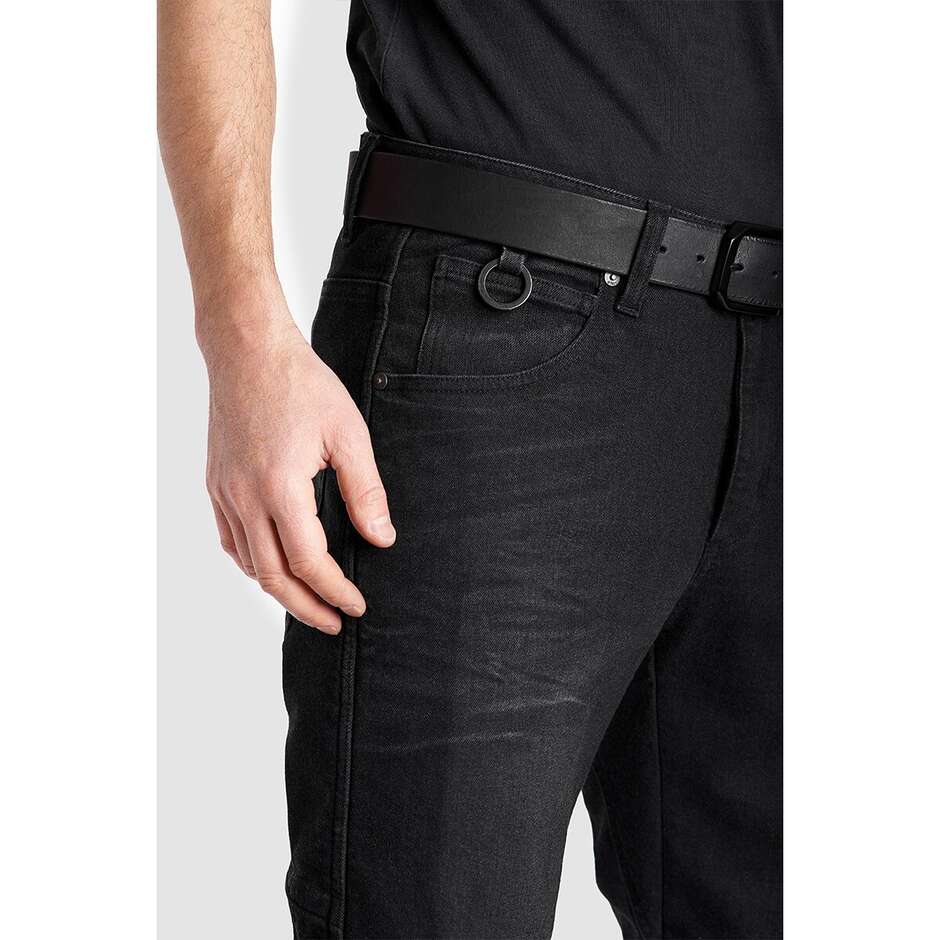 Pando Moto Men's Slim-Fit Cordura and UHMWPE Motorcycle Jeans - BOSS DYN 01 - L34