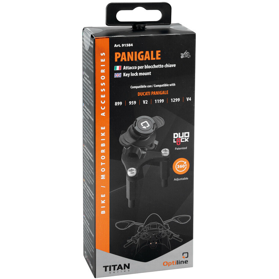PANIGALE Key Switch Mount Compatible with Ducati Panigale 899, 959, V2, 1199, 1299, V4