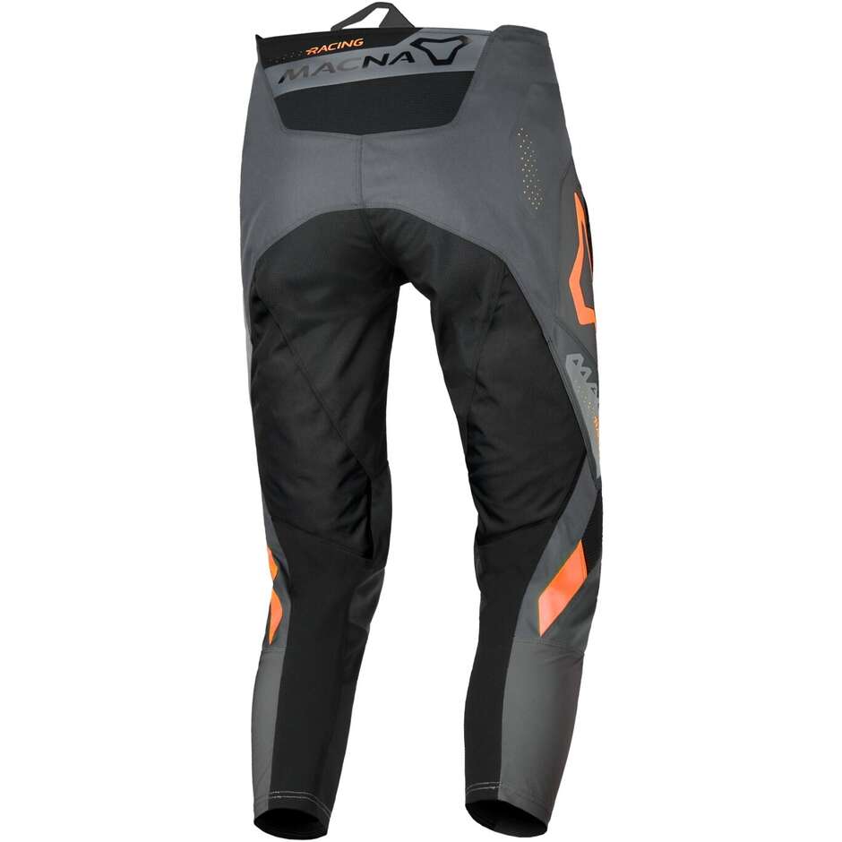 Pantalon cross Macna Chameleon-1 noir gris orange
