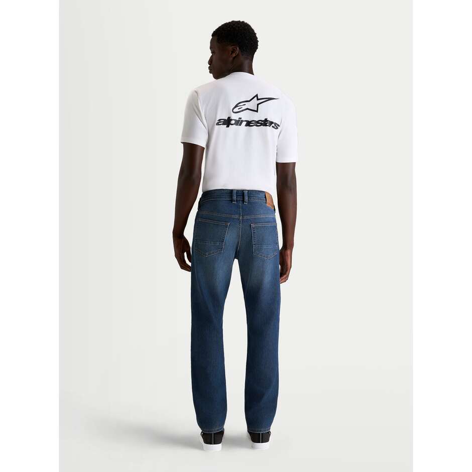 Pantalon de moto Alpinestars FLEX-AST 8 en denim bleu moyen