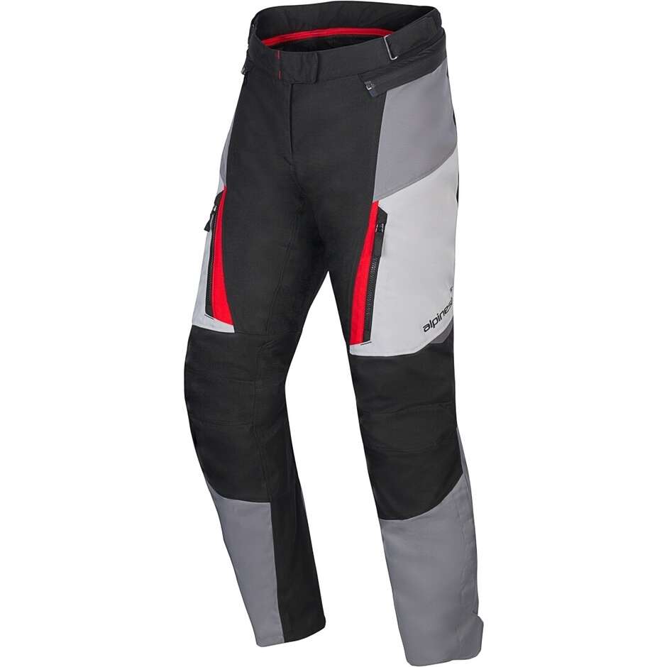 Pantalon de moto Alpinestars HONDA STELLA ST-1 WP pour femme, gris glacier, gris foncé, noir