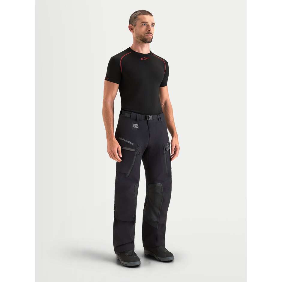 Pantalon de moto Alpinestars MAXDURA DRYSTAR XF LAMINÉ Noir/Gris foncé