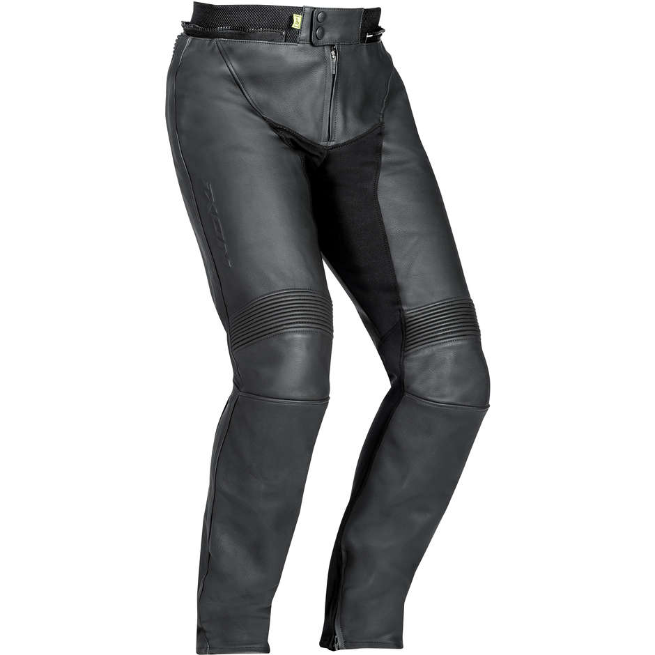 Pantalon de moto en cuir Ixon HAWK Pant Noir