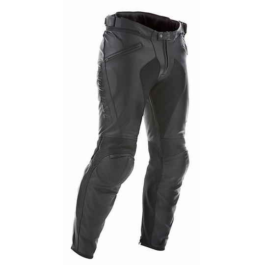 Pantalon de moto en cuir noir Dainese Pony C2