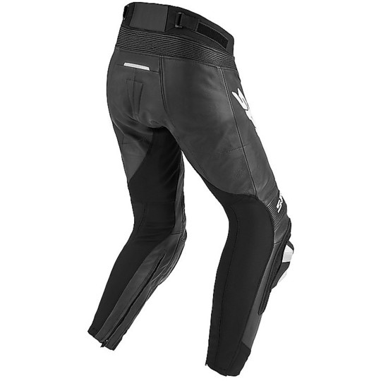 Pantalon de moto en cuir raccourci Spidi RR PRO 2 Noir