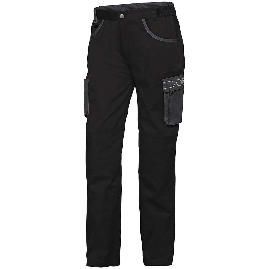 Pantalon de moto en tissu gris noir Ixs TEAM 2.0