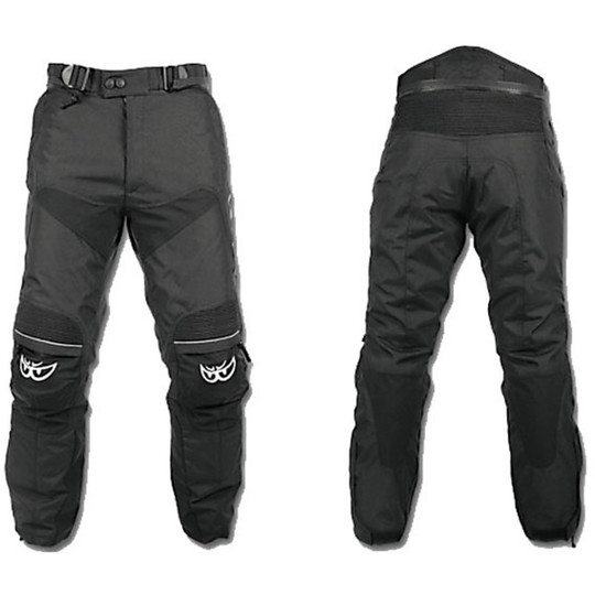 Pantalon de moto en tissu imperméable Berik Mgp 1569 noir