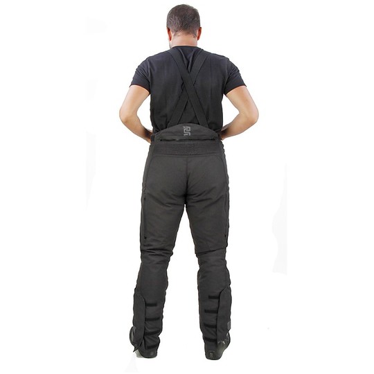 Pantalon de moto en tissu imperméable OJ Revolution noir