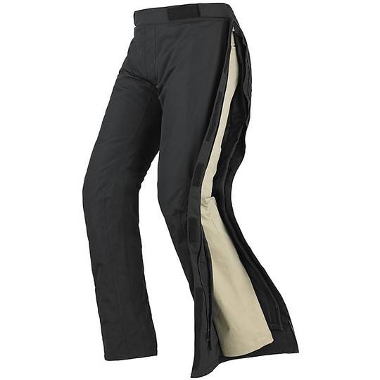 Pantalon de moto en tissu imperméable Spidi MEGARAIN noir H2Out