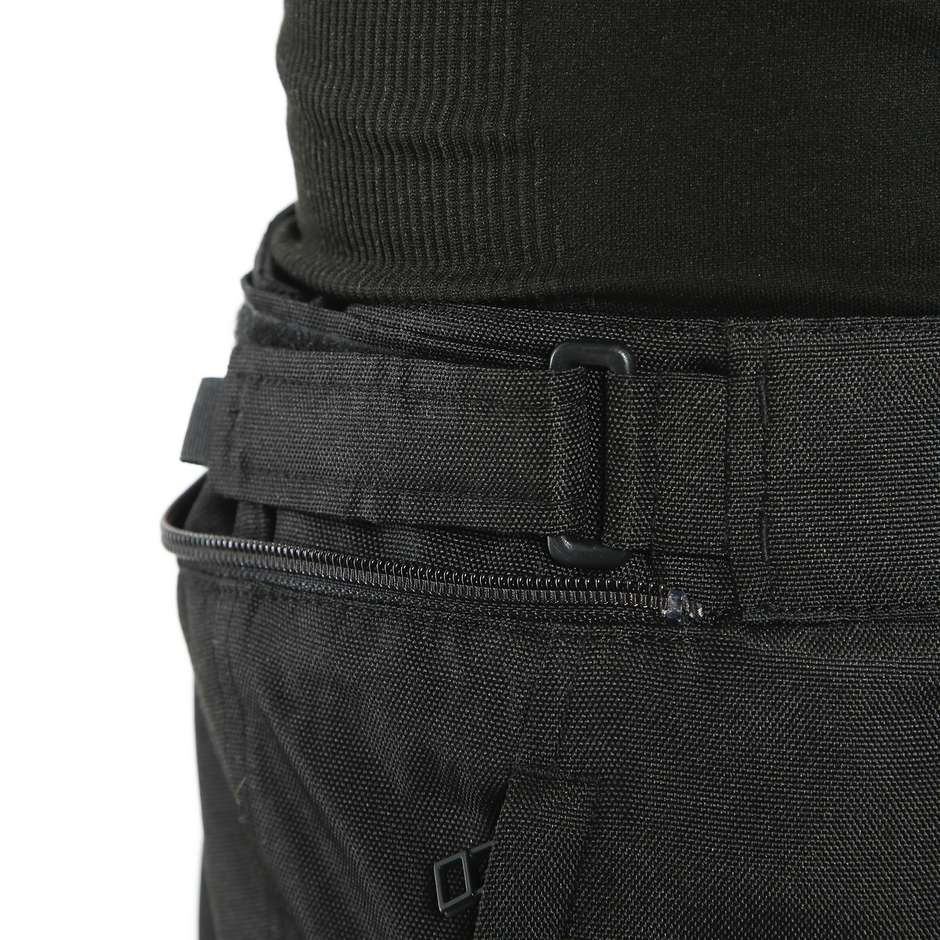 Pantalon de moto en tissu noir Dainese CONNERY D-Dry