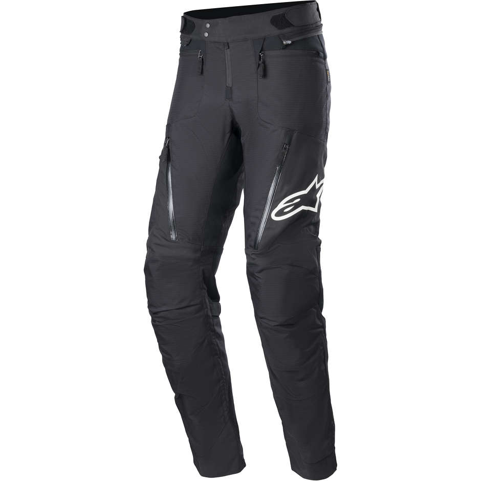 Pantalon de moto en tissu noir imperméable Alpinestars RX-3