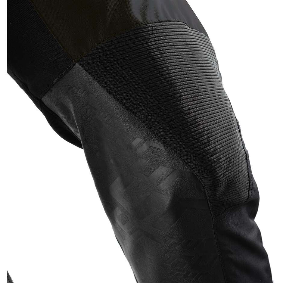 Pantalon de moto en tissu noir T-ur P-THREE