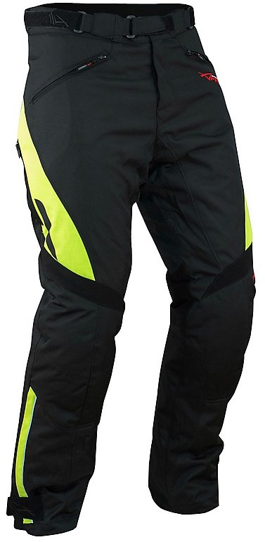 Pantalon de moto en tissu technique A-pro modèle Hydro Fluo Vente en Ligne  