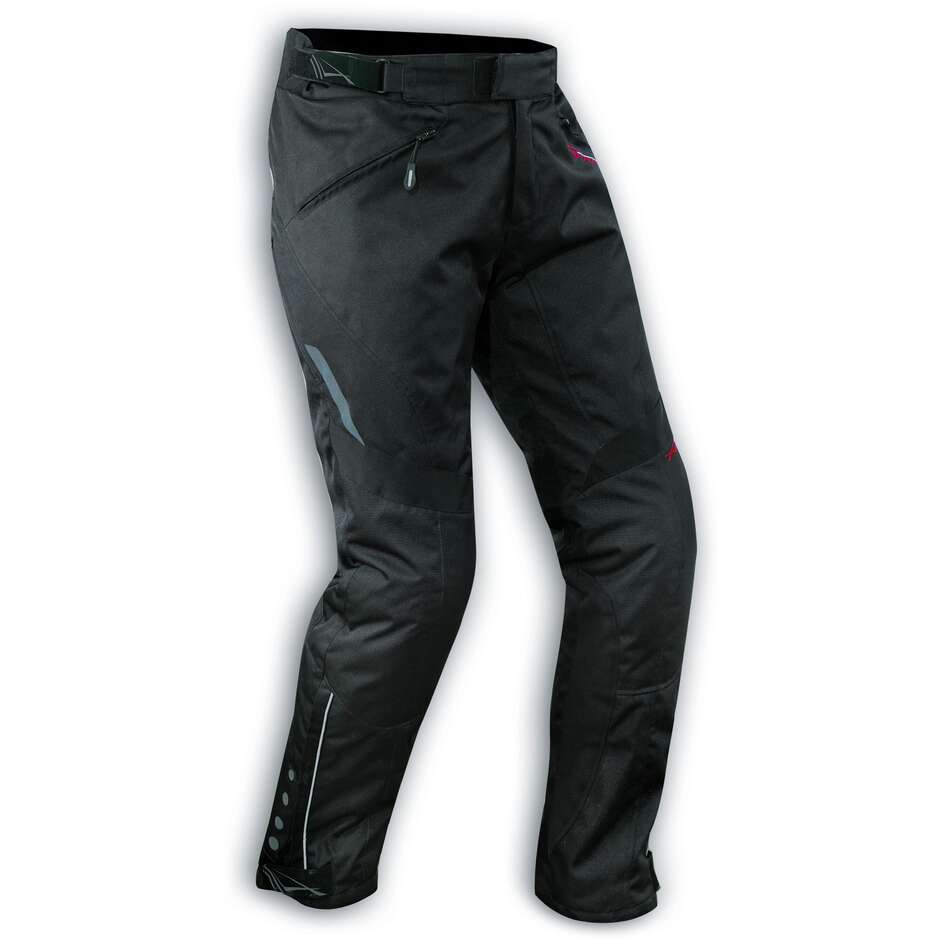 Pantalon de moto en tissu technique A-pro modèle Hydro Black