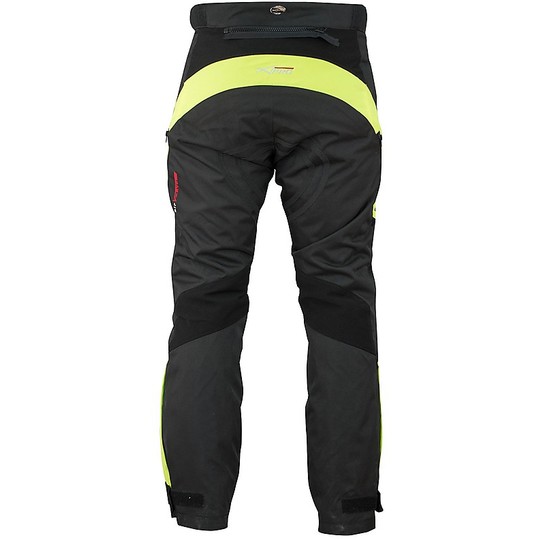 Pantalon de moto en tissu technique A-pro modèle Hydro Fluo