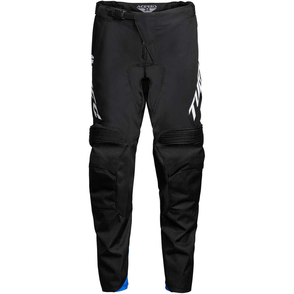 Pantalon de moto enduro APRILIA Touareg Noir Bleu