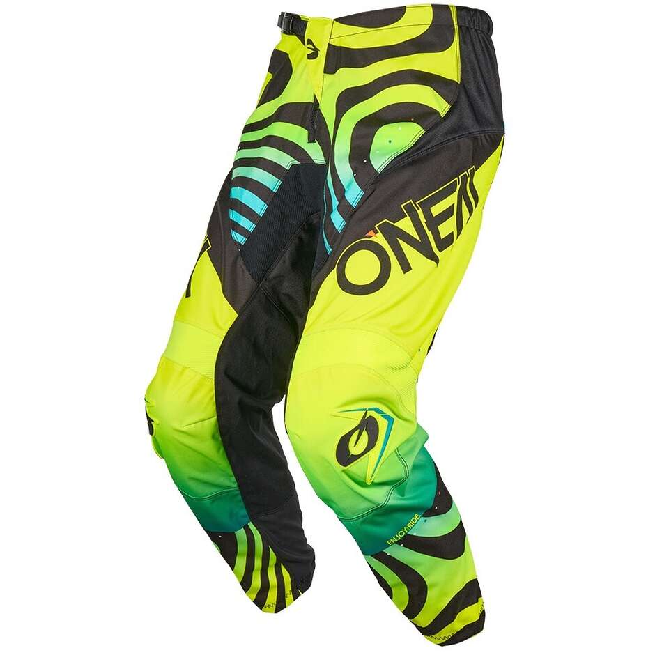 Pantalon de moto enduro cross enfant Oneal ELEMENT NOVA jaune