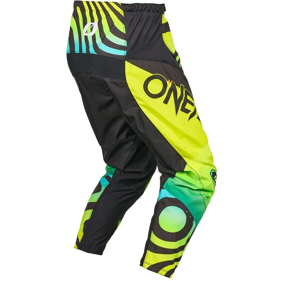 Pantalon de moto enduro cross enfant Oneal ELEMENT NOVA jaune