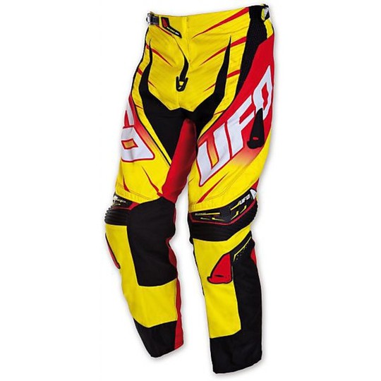 Pantalon de moto Enduro Cross Yellow Ufo Voltage