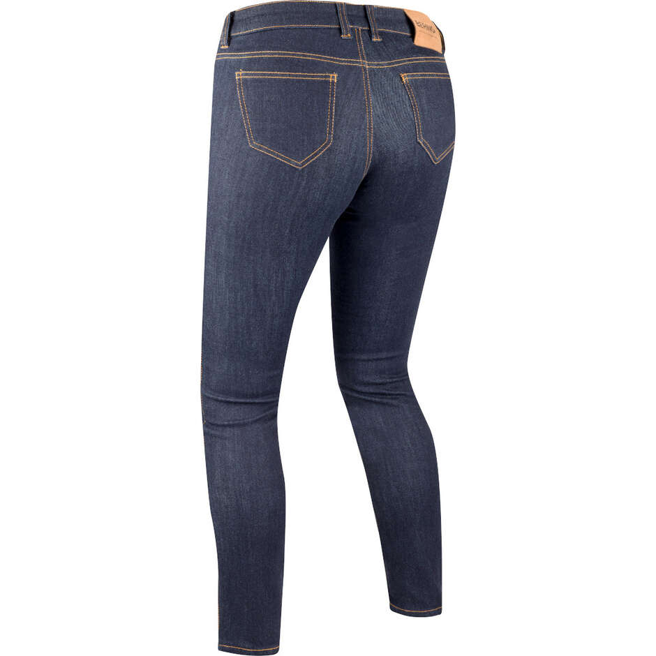 Pantalon de moto fuselé Bering LADY TRUST bleu pour femme