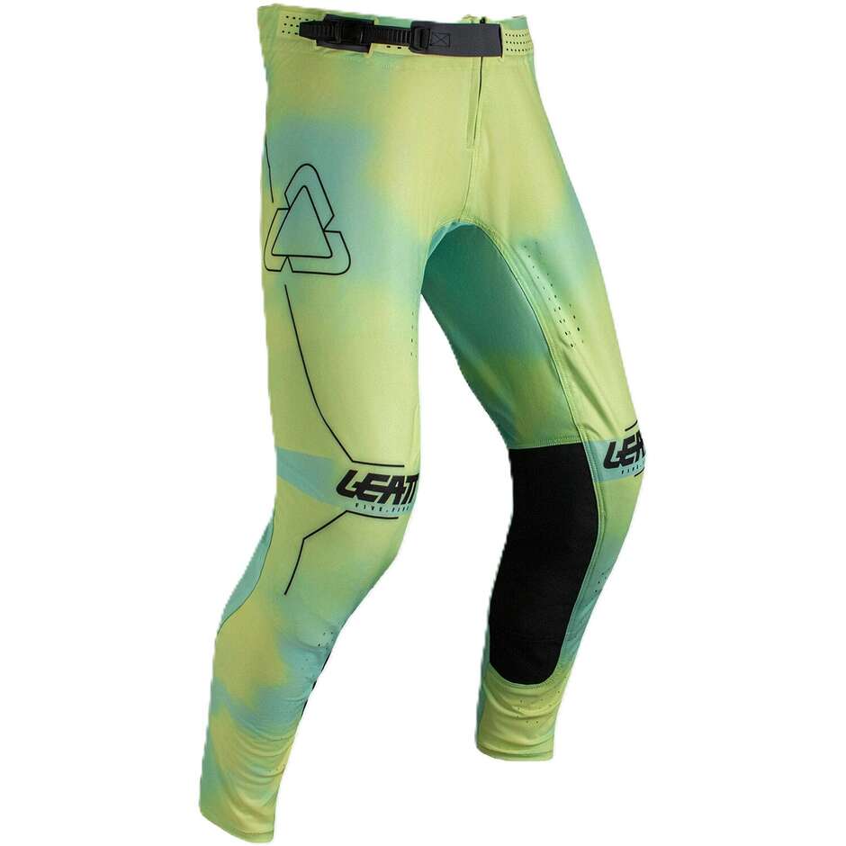 Pantalon de moto jaune IKS Leatt 5.5