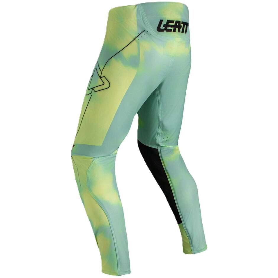 Pantalon de moto jaune IKS Leatt 5.5