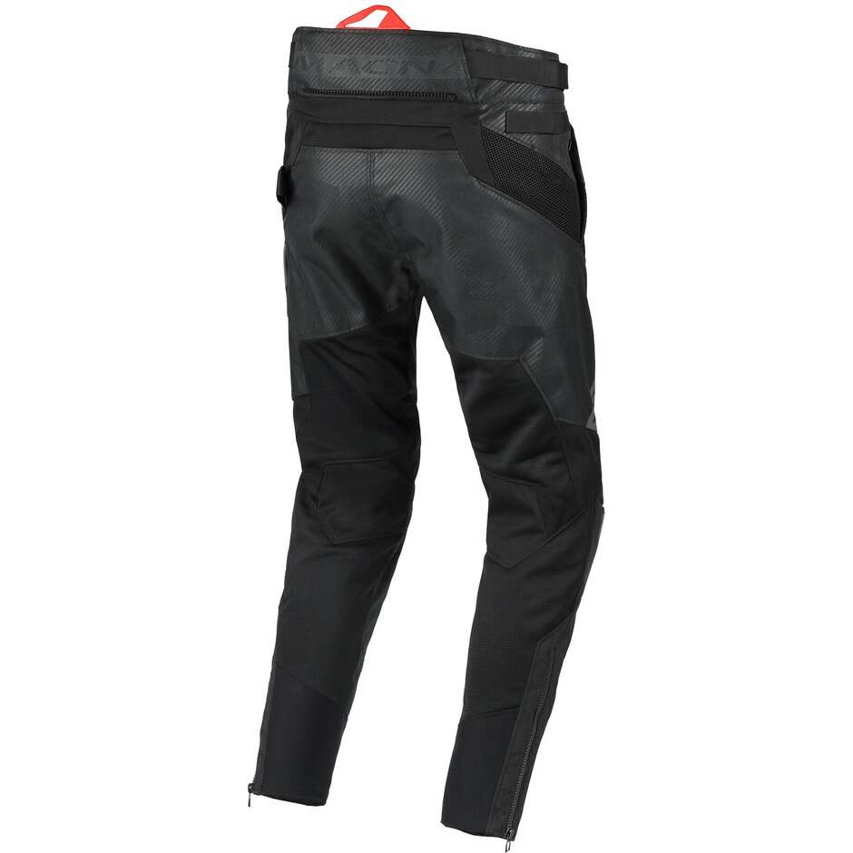 Pantalon de moto Macna Qargon fuselé noir