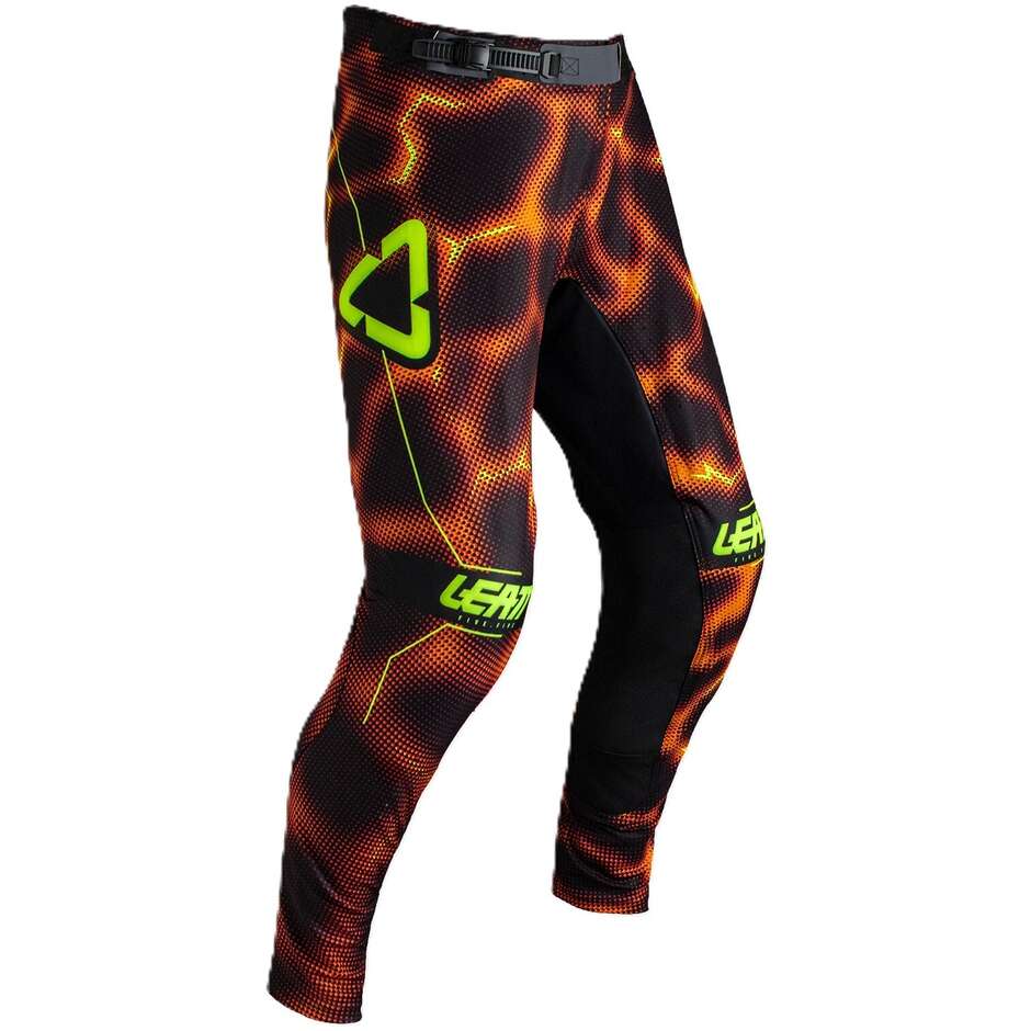 Pantalon de moto orange IKS Leatt 5.5