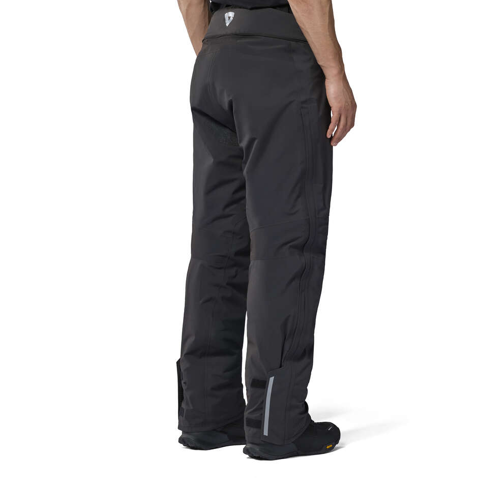 Pantalon de moto REV'IT Defender 4 GTX noir, longueur étendue