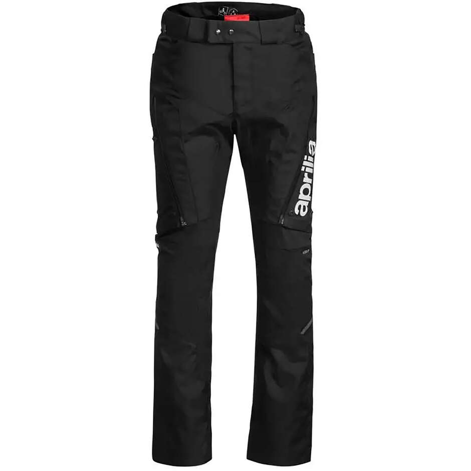 Pantalon de moto technique Aprilia Adventure Touring Noir Blanc Rouge