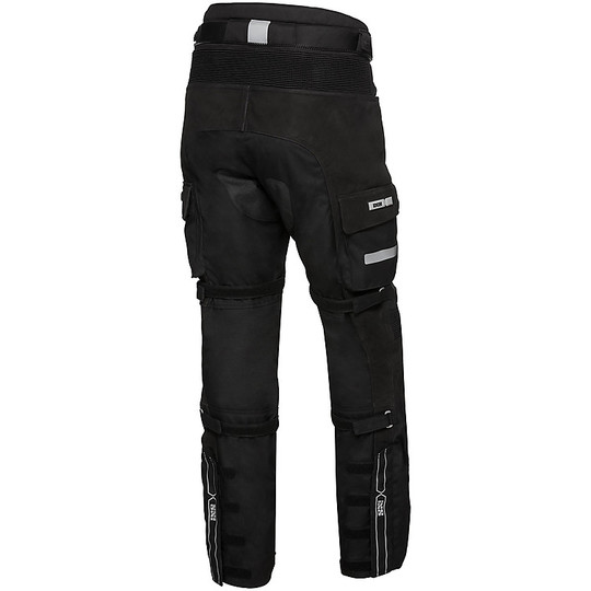Pantalon de moto technique en tissu noir Ixs LT Tour Montevideo ST