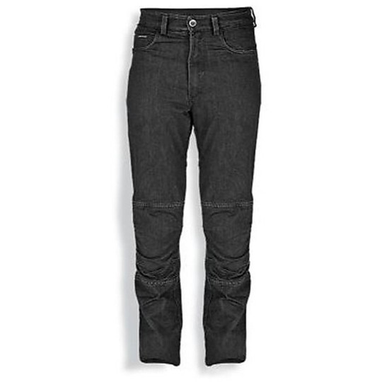 Pantalon de moto technique Spyke Denim noir avec protections